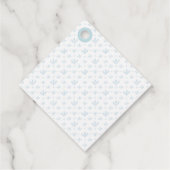 いくつかのバニーは1つ、かわいいバニー最初の誕生日 フェイバータグ (裏面)