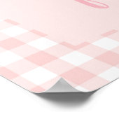 いくつかのバニーは1ピンクファースト誕生日 ポスター (角)