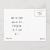 いくつかのバニーは、あなたのはがきノーテカード愛している ポストカード (裏面)