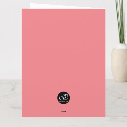 いくつかのバニーは、感謝を言いたがっているスイカのピンク サンキューカード (裏面)