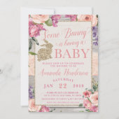 いくつかのバニーイースターベイビーシャワー招待状 招待状 (正面)