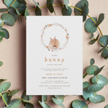 いくつかのバニーイースターベイビーシャワー招待状