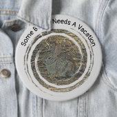 いくつかのバニーニーズ休暇スモールラビットリラックス 缶バッジ (インサイチュ)