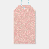 いくつかのバニーベビーシャワーモモモザバージュースラベル ギフトタグ (裏面)