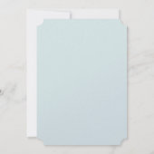 いくつかのバニーベビーシャワー招待状 招待状 (裏面)