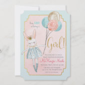 いくつかのバニーベビーシャワー招待状 招待状 (正面)