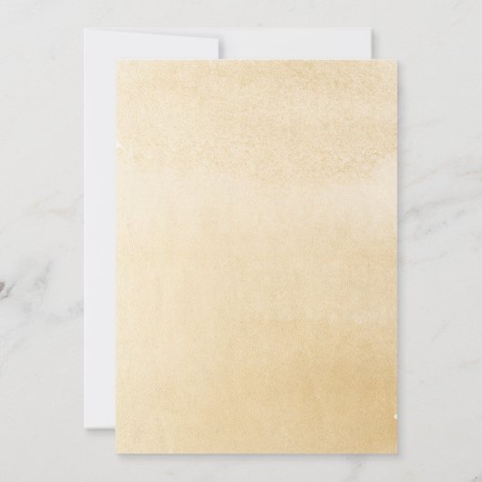 いくつかのバニーワイルドフラワーベビーシャワー性別が明らかにする 招待状 (裏面)