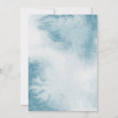 いくつかのバニー甘い男の子の赤ちゃんシャワー 招待状 (裏面)