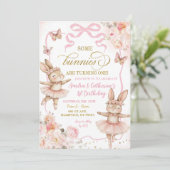 いくつかのブンニーが1つのツインズ誕生日を回している 招待状 (スタンド正面)