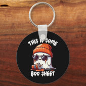 いくつかのブーシートおもしろい幽霊シ不気味ーズンハロー キーホルダー (正面)