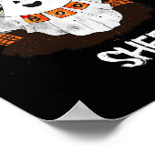 いくつかのブーシートハロウィーン幽霊おもしろいギフトマンW ポスター (角)