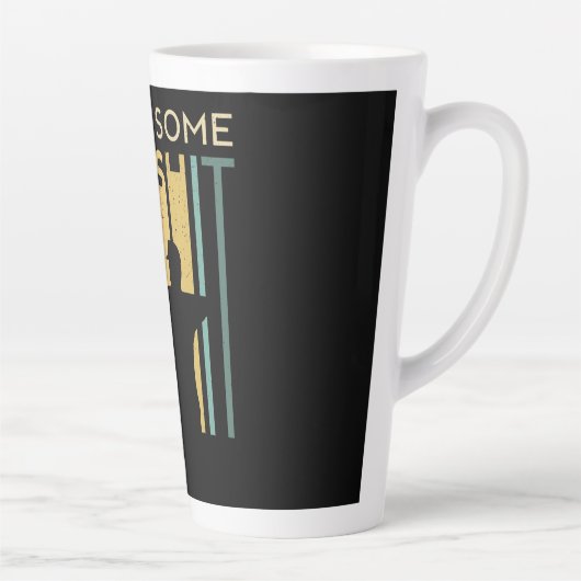 いくつかのボウシックアーチェリー矢印の複合シュートギフト カフェラテマグ (右)