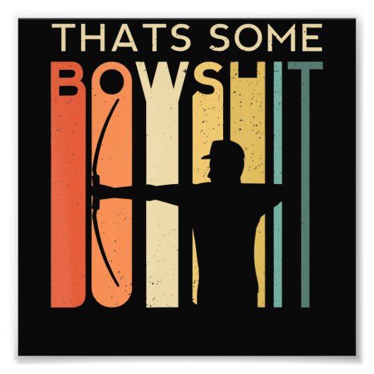 いくつかのボウシックアーチェリー矢印の複合シュートギフト フォトプリント            (正面)