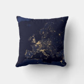 いくつかのヨーロッパおよび北欧の都市の都市の照明。 クッション (裏面)