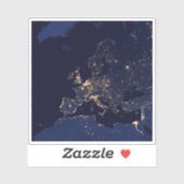 いくつかのヨーロッパおよび北欧の都市の都市の照明。 シール (シート)