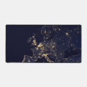 いくつかのヨーロッパおよび北欧の都市の都市の照明。 デスクマット (正面)