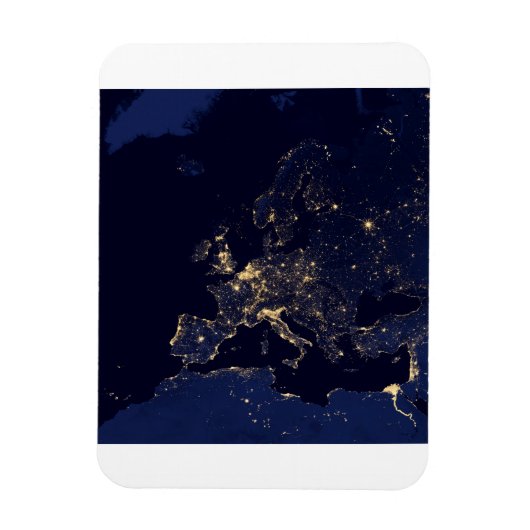 いくつかのヨーロッパおよび北欧の都市の都市の照明。 マグネット (縦)