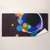 いくつかの円、ワシリー・カンディンスキー バスタオル (バスタオル)