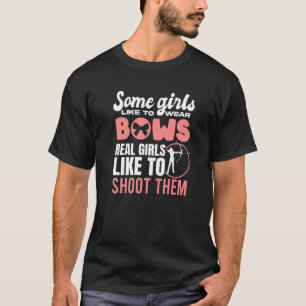 いくつかの女の子の衣服弓ボーイング弓射手の女性のハンテ Tシャツ