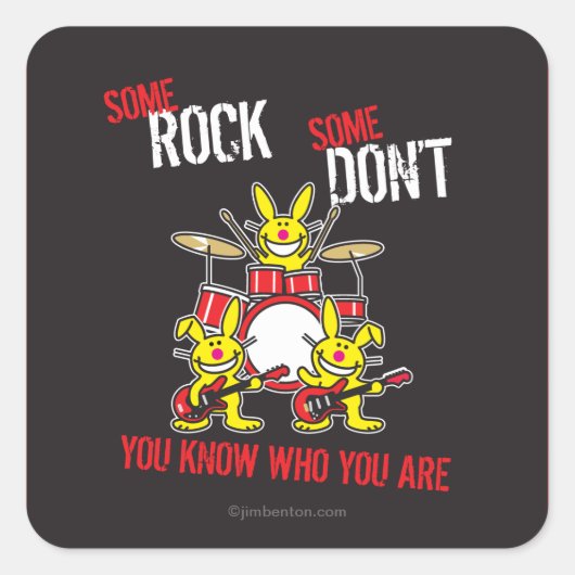 いくつかの岩 スクエアシール (正面)