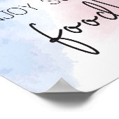 いくつかの楽しむ食べ物の野球または弓のジェンダーが徴候を明らかにする ポスター (角)