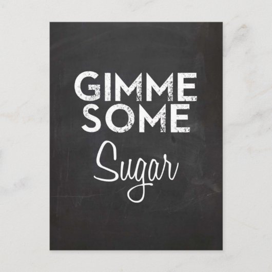 いくつかの砂糖サザン引用文ことわざ ポストカード (正面)