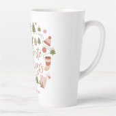 いくつかの私の休日のお気に入りの物事イラストレーション カフェラテマグ (右)