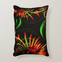 いくつかの葉草の花びら、花の色 アクセントクッション