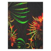 いくつかの葉草の花びら、花の色 テーブルクロス (正面)