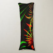 いくつかの葉草の花びら、花の色 ボディピロー (正面縦)