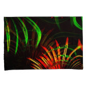 いくつかの葉草の花びら、花の色 枕カバー (正面右)