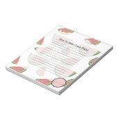 いくつかの計画を作成する時間、カスタマイズ可能なスイカ ノートパッド (回転)