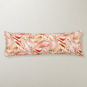 いくつかの赤い花または蝶を形成する繰り返し ボディピロー (裏面)