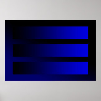 いくつかの青いグラデーション ポスター