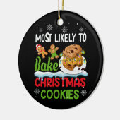 いくつかの非常にクッキーのティーチの頭が切れる専門家 セラミックオーナメント (左)