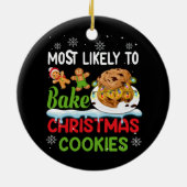 いくつかの非常にクッキーのティーチの頭が切れる専門家 セラミックオーナメント (裏面)