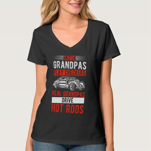 いくつかのGRANDPASの遊市松模様にGRANDPAS実在ドライブ Tシャツ (正面)