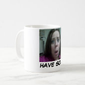 いくつかを持って下さい コーヒーマグカップ (正面左)