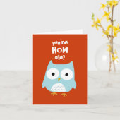 いくつなの？ カード (黄色い花)