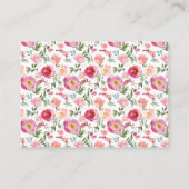 いくつのキスピンクブライダルシャワーゲーム エンクロージャーカード (裏面)