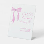 いくつのキスピンクボウブライダルシャワー 台座サイン (正面)