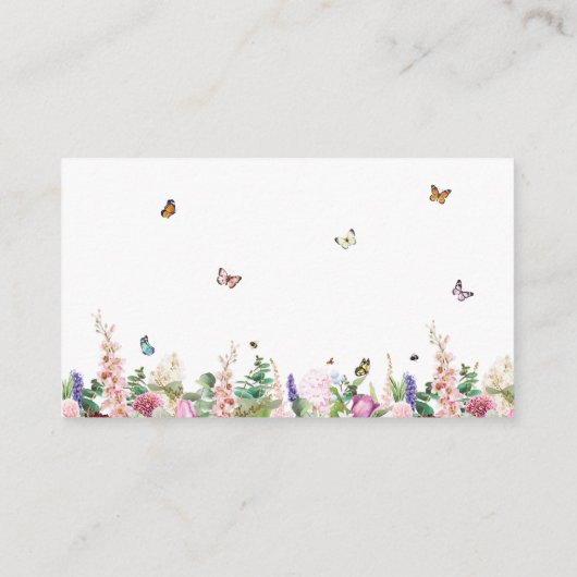 いくつのキスフローラバタフライゲーム エンクロージャーカード (裏面)