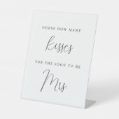 いくつエレガントのキスブライダルシャワー 台座サイン (正面)