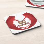 いくらか敬意を示せ アートプリント コースター (左側)