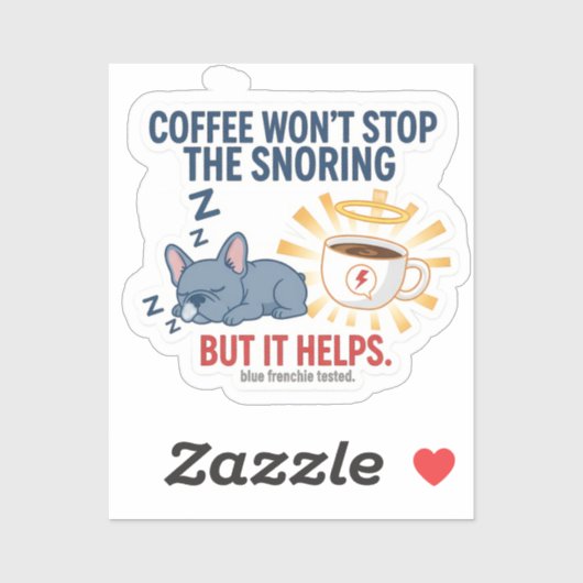 いくらコーヒーを飲んでもいびきは止まらない シール (シート)