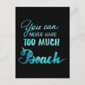いくらビーチしても宜しい ポストカード (正面)