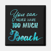 いくらビーチしても宜しい マグネット (正面)