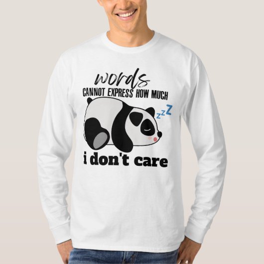 いくら表現無いか言葉が気に無い Tシャツ (正面)