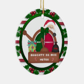 いけないですかニースのメートルのクリスマスのオーナメント セラミックオーナメント (右)