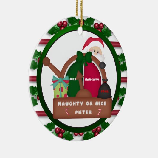 いけないですかニースのメートルのクリスマスのオーナメント セラミックオーナメント (右)